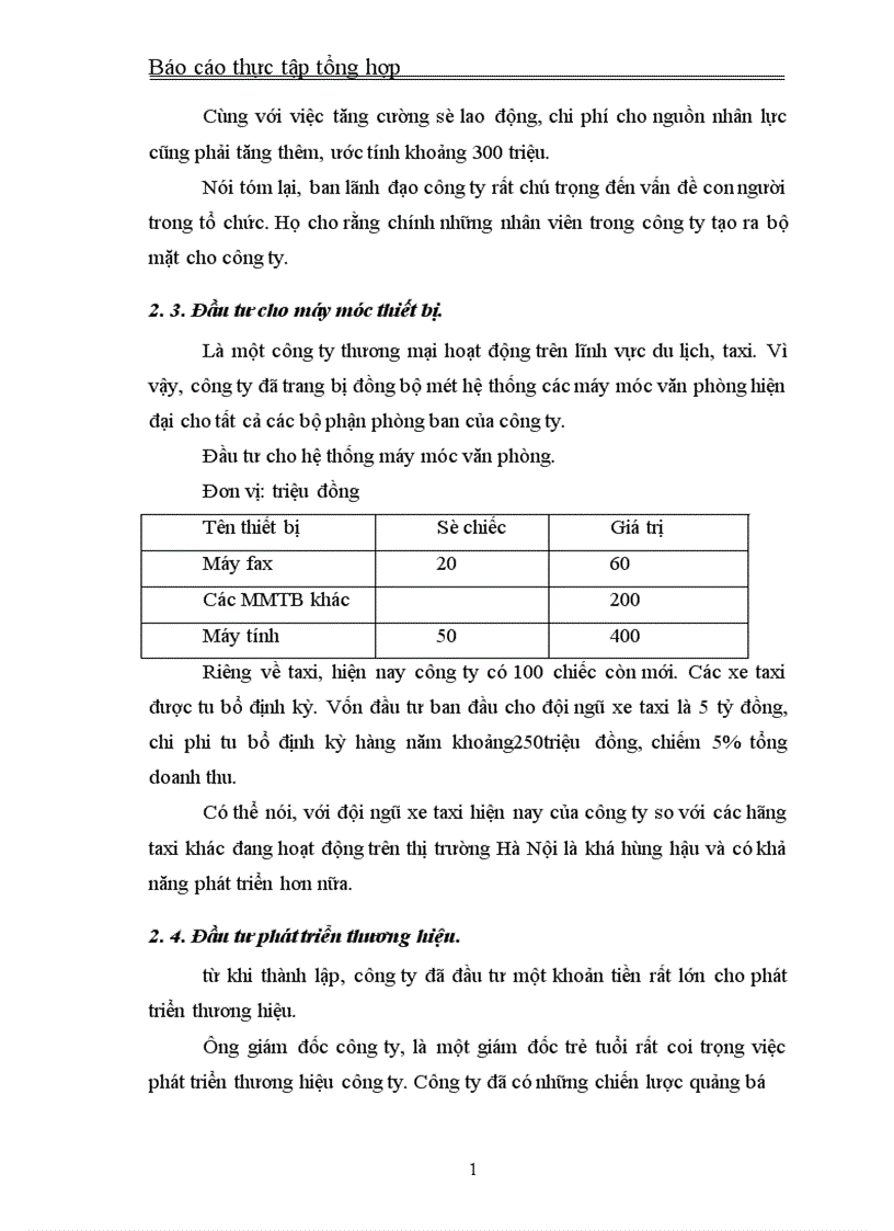 image for page Báo cáo thực tập tại Công ty cổ phần Phát triển Thương mại và Du lịch quốc tế Ngôi Sao