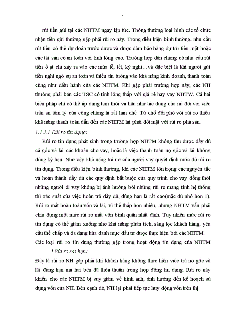 image for page Kế toán trích lập và sử dụng dự phòng để xử lý rủi ro tín dụng tại Ngân hàng Hàng Hải Việt Nam Phòng GD Hồ Tây