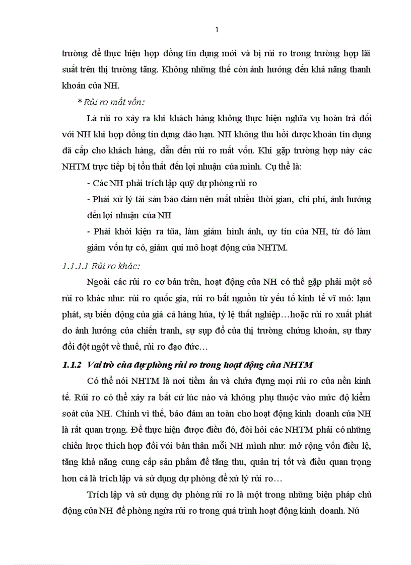image for page Kế toán trích lập và sử dụng dự phòng để xử lý rủi ro tín dụng tại Ngân hàng Hàng Hải Việt Nam Phòng GD Hồ Tây