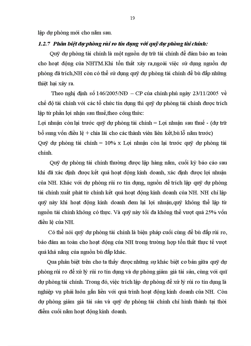 image for page Kế toán trích lập và sử dụng dự phòng để xử lý rủi ro tín dụng tại Ngân hàng Hàng Hải Việt Nam Phòng GD Hồ Tây