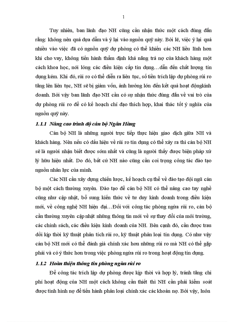 image for page Kế toán trích lập và sử dụng dự phòng để xử lý rủi ro tín dụng tại Ngân hàng Hàng Hải Việt Nam Phòng GD Hồ Tây