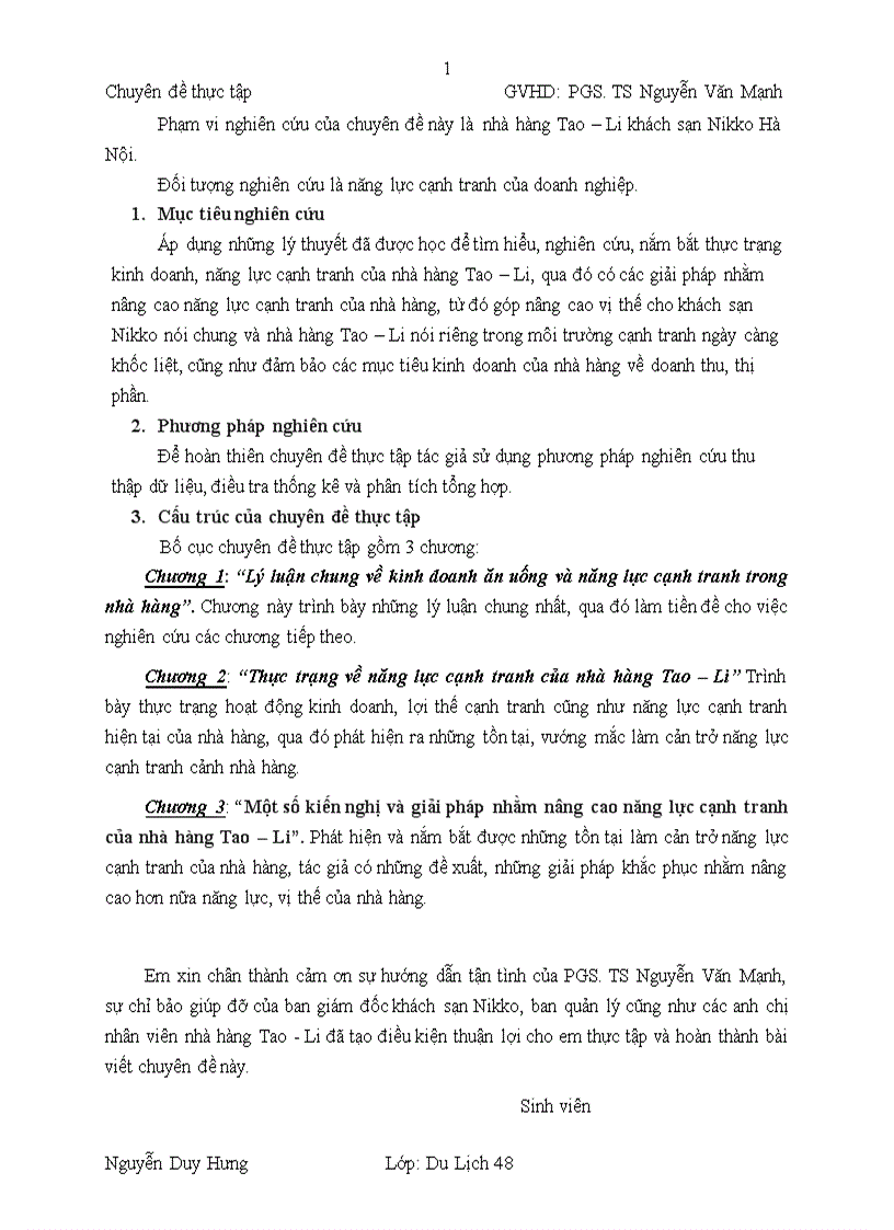 image for page Nâng cao năng lực cạnh tranh của nhà hàng Tao Li khách sạn Nikko 1