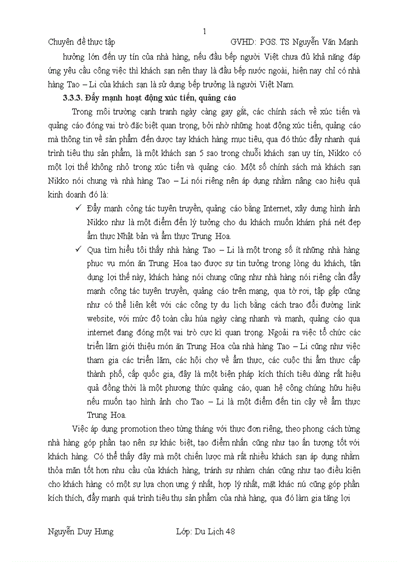 image for page Nâng cao năng lực cạnh tranh của nhà hàng Tao Li khách sạn Nikko 1