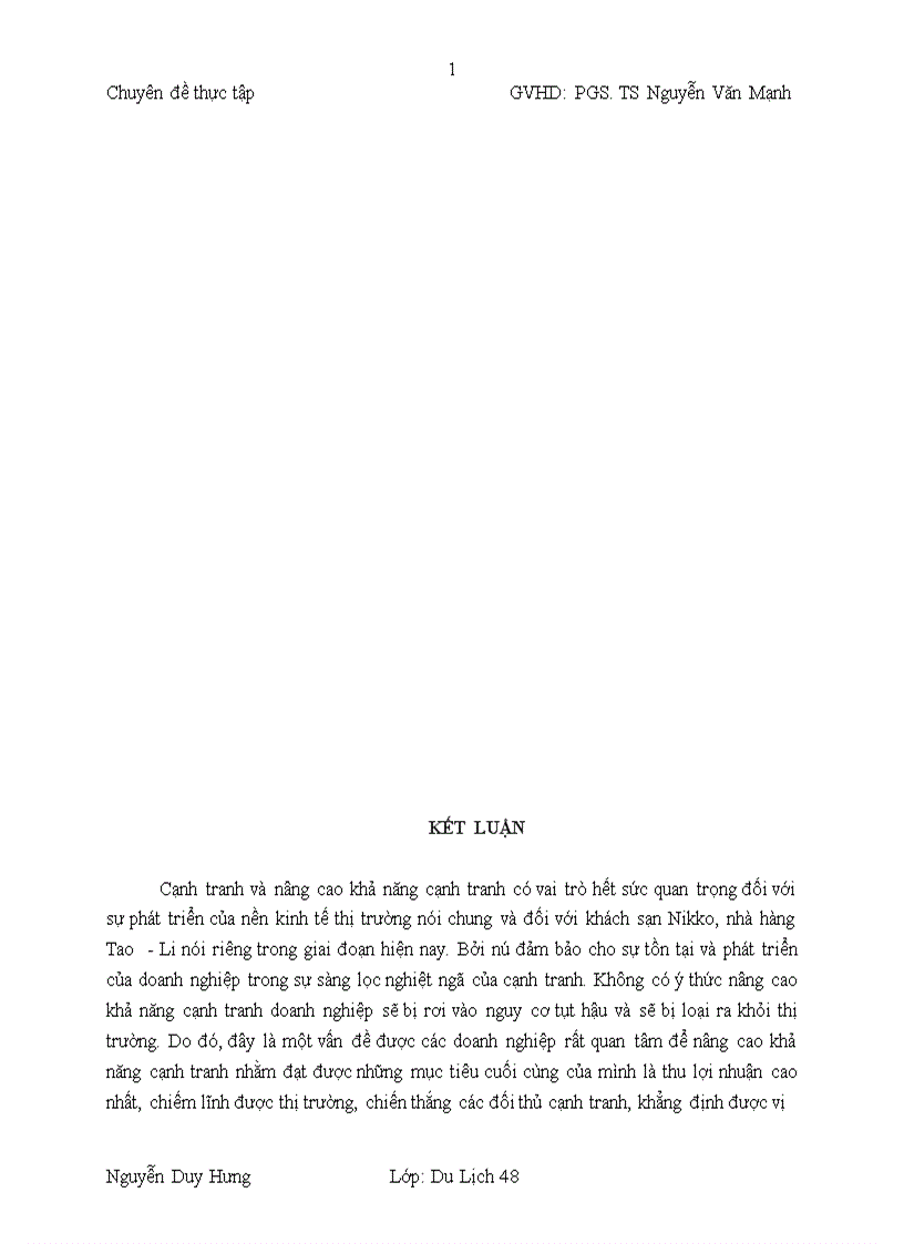 image for page Nâng cao năng lực cạnh tranh của nhà hàng Tao Li khách sạn Nikko 1