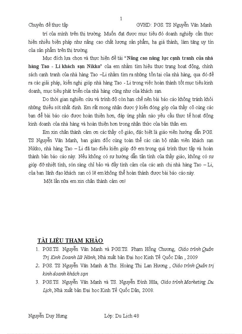 image for page Nâng cao năng lực cạnh tranh của nhà hàng Tao Li khách sạn Nikko 1