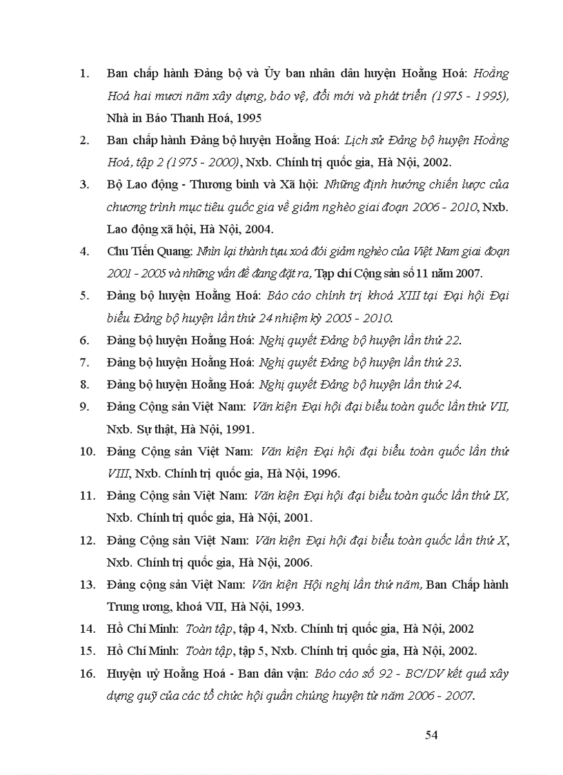 image for page Đảng bộ huyện Hoằng Hoá Thanh Hoá lãnh đạo công tác xoá đói giảm nghèo giai đoạn 1996 2006 1