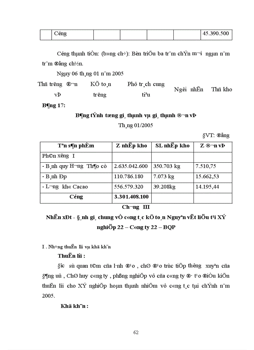 image for page Kế toán nguyên vật liệu vật liệu và công cụ dụng cụ tại Xí nghiệp 22 Công ty 22 BQP 1