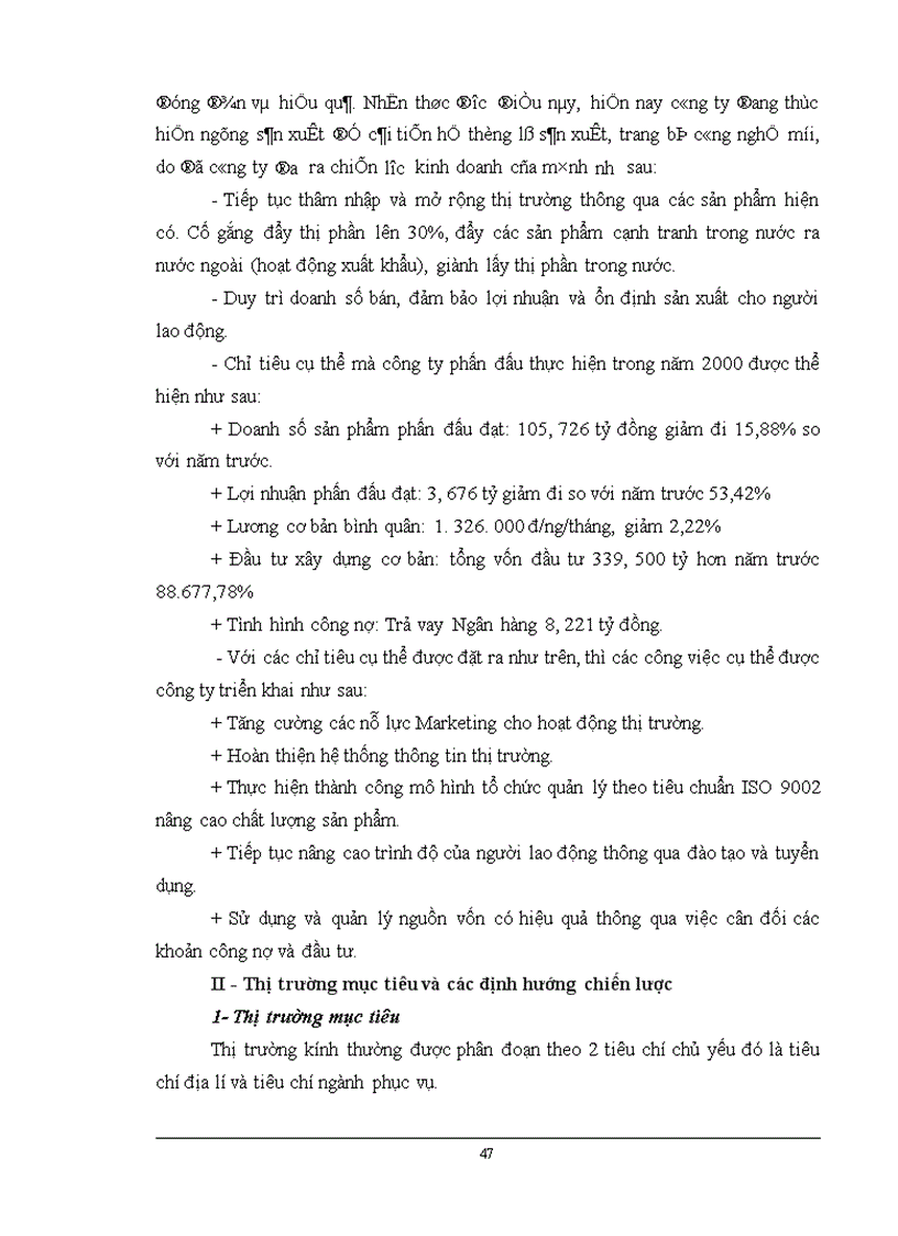 image for page Chiến lược Marketing mix với việc mở rộng thị trường của Công ty Kính Đáp Cầu Bắc Ninh 1