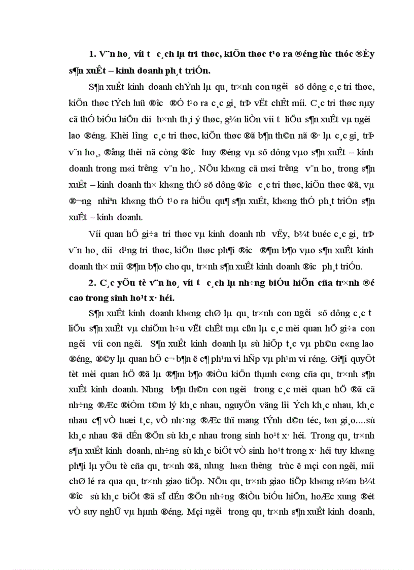 image for page Nguyên nhân phương hướng và một số giải pháp chủ yếu để đưa văn hoá vào trong hoạt động sản xuất kinh doanh ở nước ta hiện nay