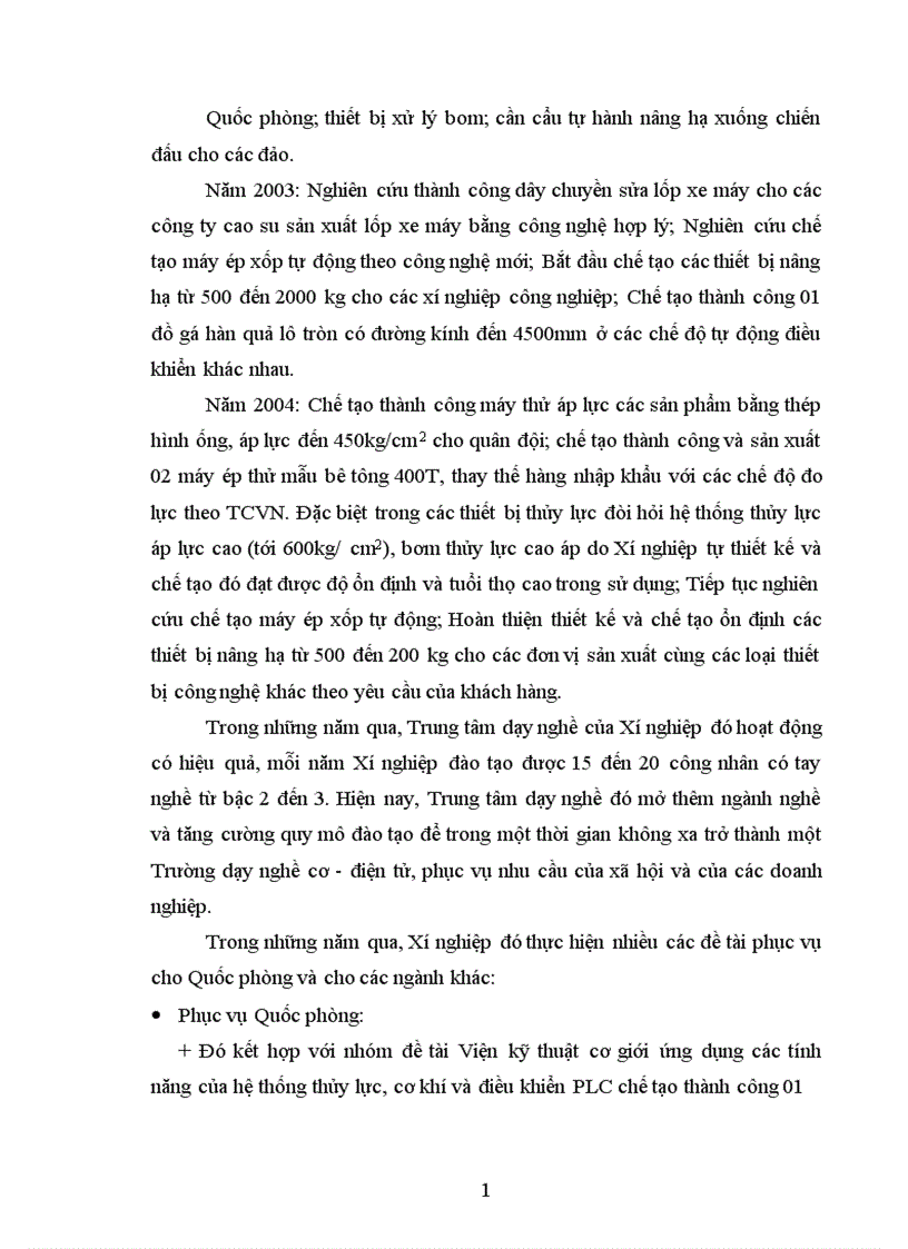 image for page Thực trạng và phương hướng hoạt động sản xuất kinh doanh của công ty xí nghiệp cơ khí long quân