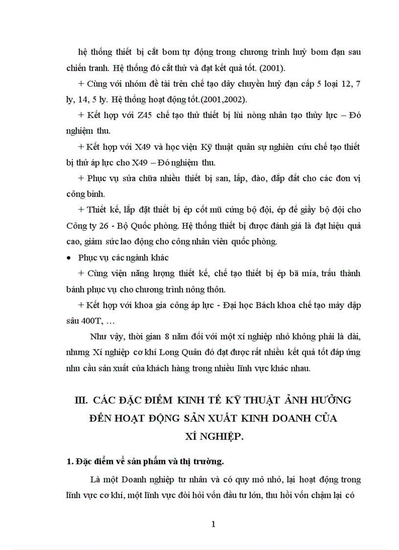 image for page Thực trạng và phương hướng hoạt động sản xuất kinh doanh của công ty xí nghiệp cơ khí long quân