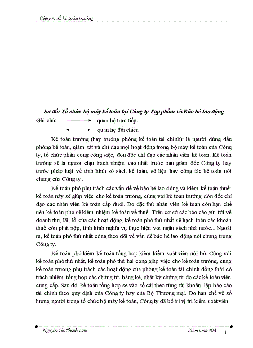 image for page Một số đánh giá và kiến nghị về công tác kế toán tại Công ty Tạp phẩm và Bảo hộ lao động 1