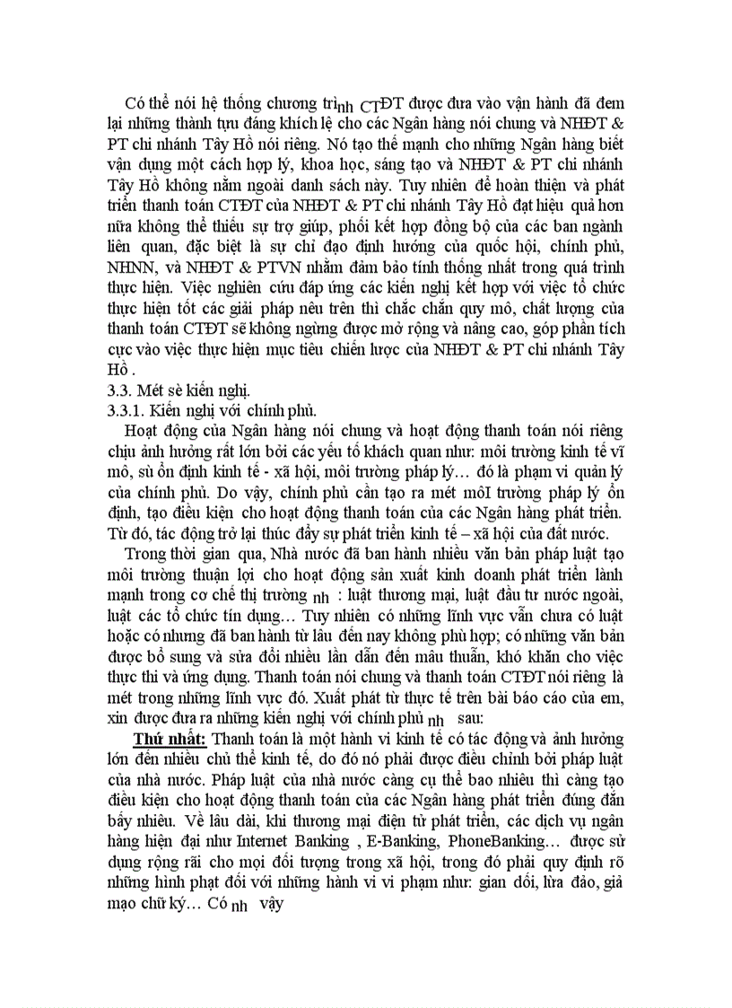 image for page Giải pháp nhằm hoàn thiện nghiệp vụ thanh toán chuyển tiền điện tử tại chi nhánh Ngân hàng đầu tư phát triển Tây Hồ