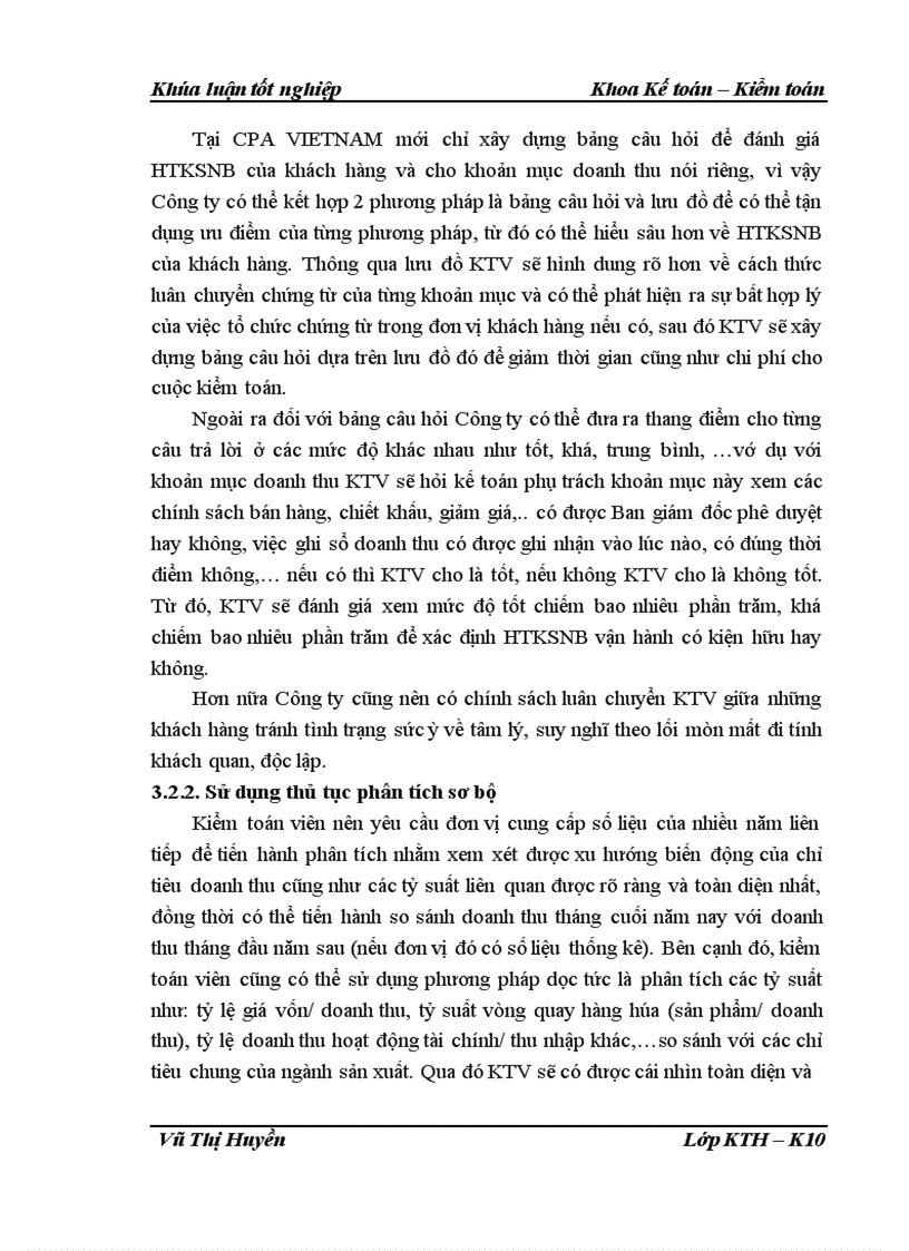 image for page Hoàn thiện quy trình kiểm toán khoản mục doanh thu trong kiểm toán báo cáo tài chính do Công ty Hợp danh Kiểm toán Việt Nam thực hiện