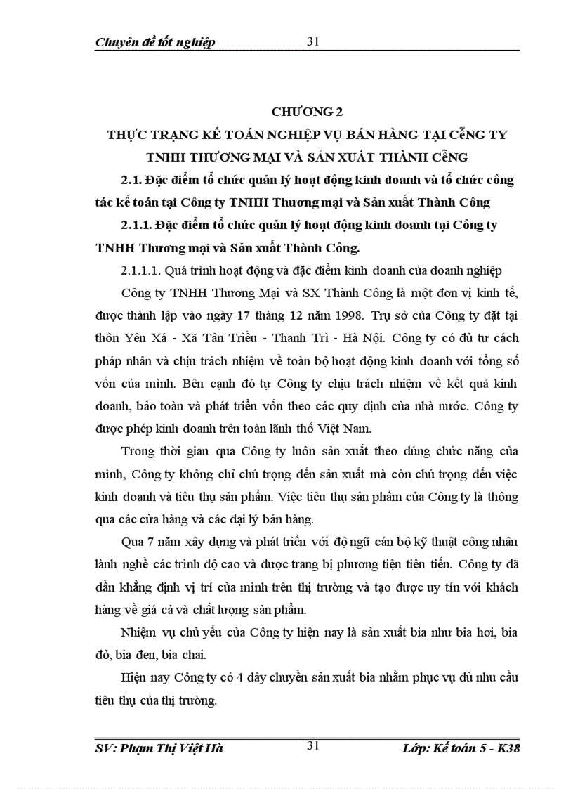 image for page Hoàn thiện kế toán nghiệp vụ bán hàng tại công ty Thương mại và Sản xuất Thành Công trong điều kiện vận dụng chuẩn mực kế toán số 14 1