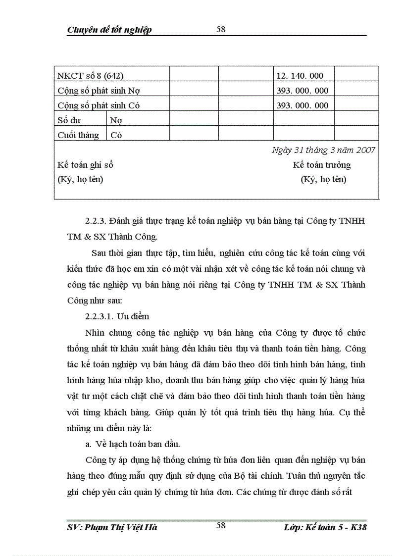 image for page Hoàn thiện kế toán nghiệp vụ bán hàng tại công ty Thương mại và Sản xuất Thành Công trong điều kiện vận dụng chuẩn mực kế toán số 14 1