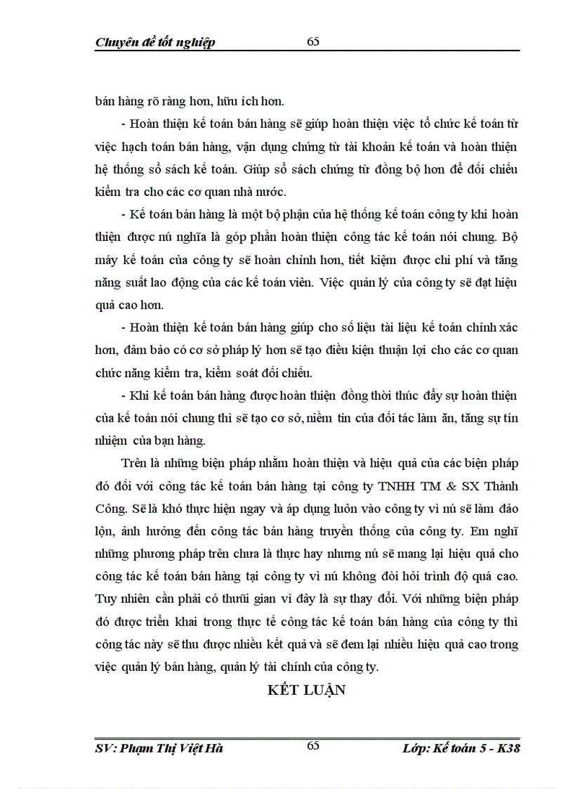 image for page Hoàn thiện kế toán nghiệp vụ bán hàng tại công ty Thương mại và Sản xuất Thành Công trong điều kiện vận dụng chuẩn mực kế toán số 14 1