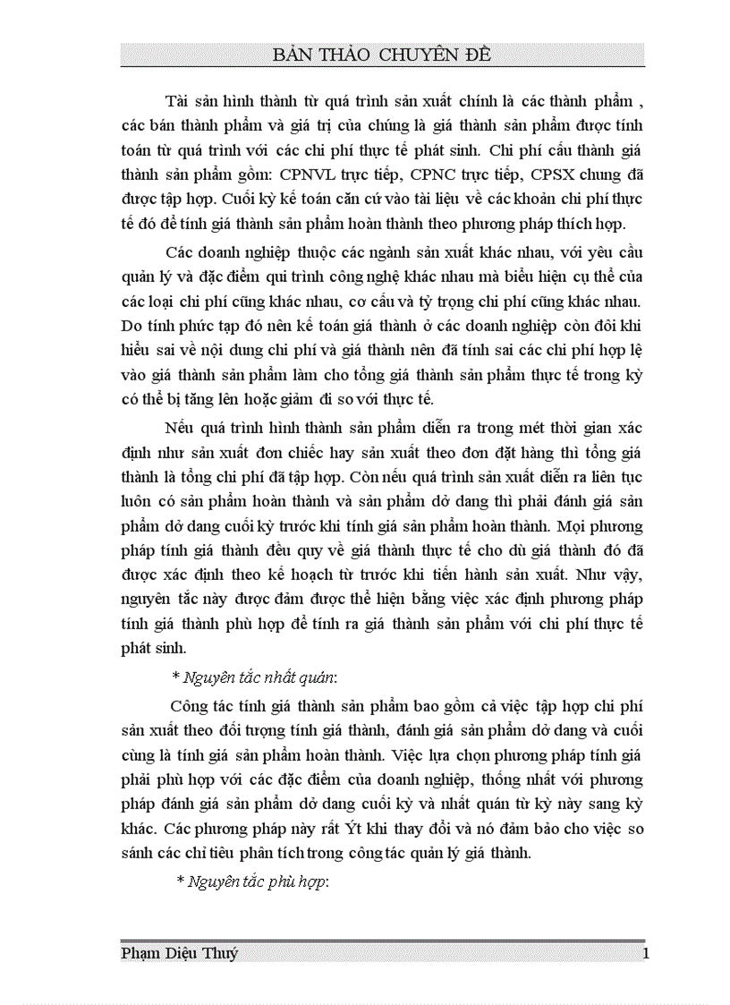 image for page Một số vấn đề lý luận chung về tổ chức kế toán chi phí sản xuất và giá thành sản phẩm trong các doanh nghiệp sản xuất