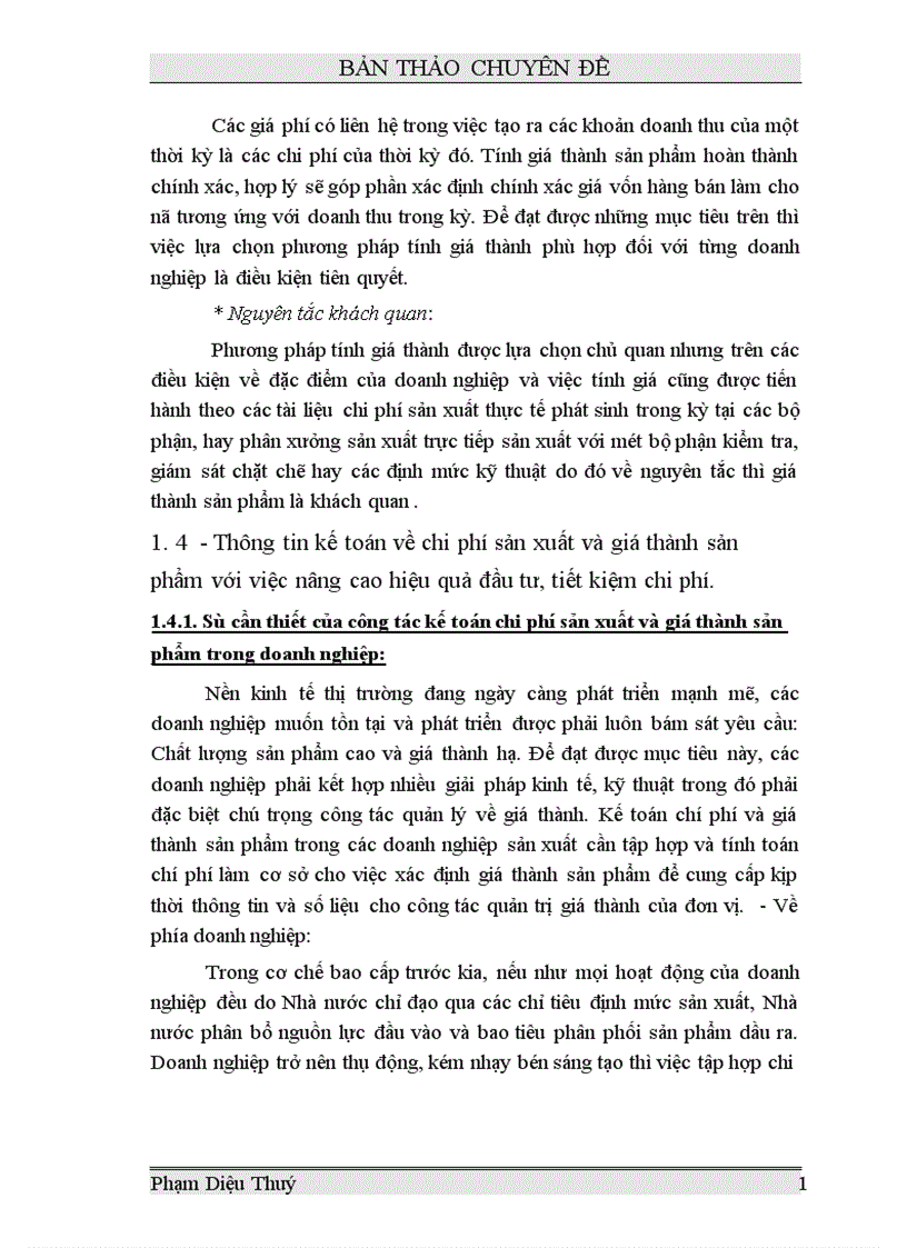 image for page Một số vấn đề lý luận chung về tổ chức kế toán chi phí sản xuất và giá thành sản phẩm trong các doanh nghiệp sản xuất