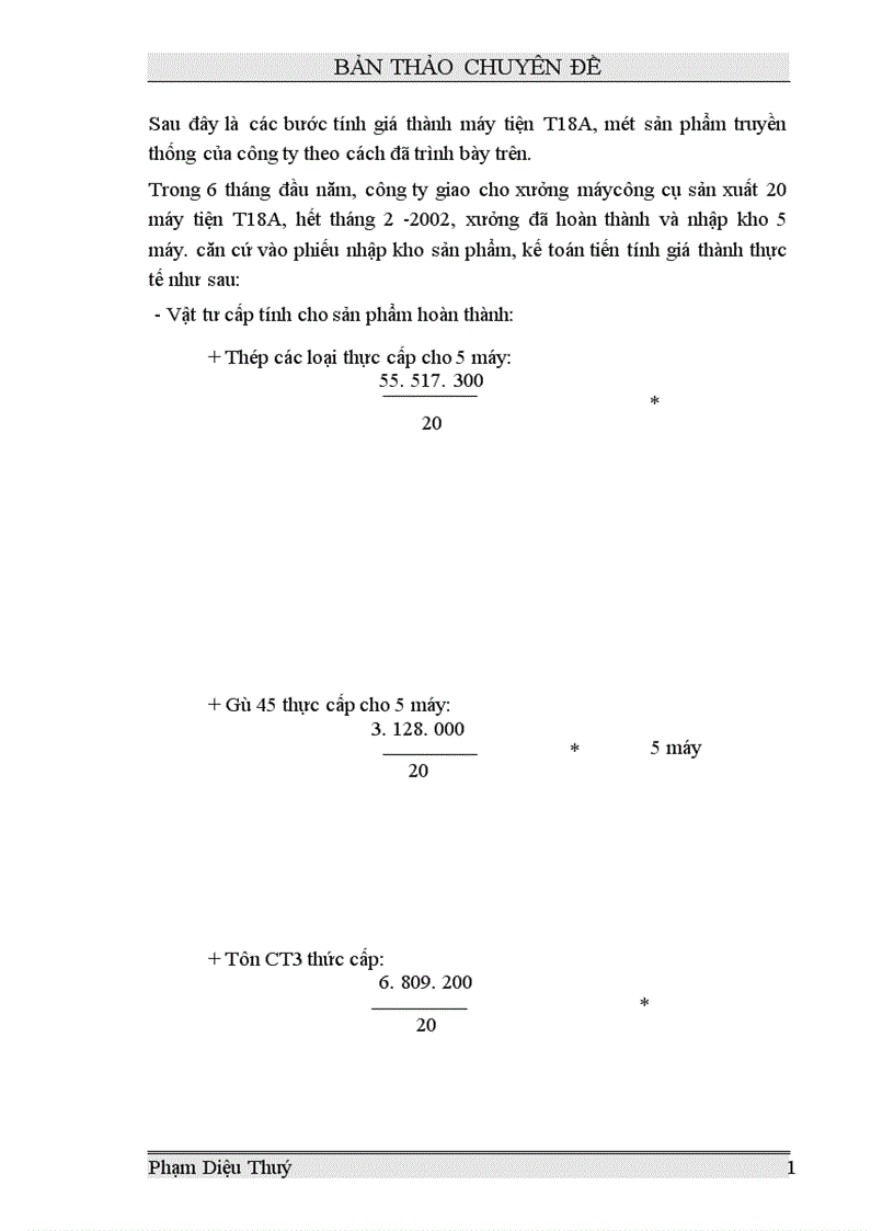 image for page Một số vấn đề lý luận chung về tổ chức kế toán chi phí sản xuất và giá thành sản phẩm trong các doanh nghiệp sản xuất