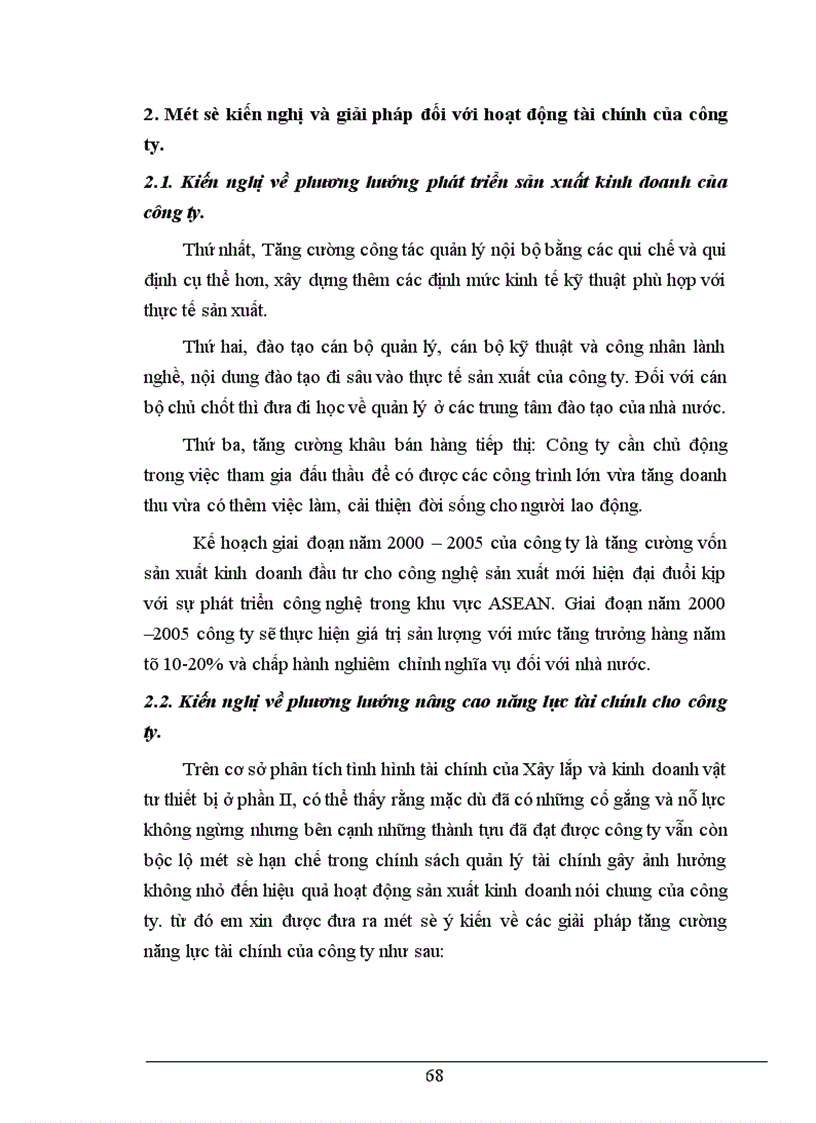 image for page Phân tích tài chính và các giải pháp nhằm tăng cường năng lực tài chính tại Công ty Công ty Xây Lắp và Kinh Doanh Vật Tư Thiết Bị 1