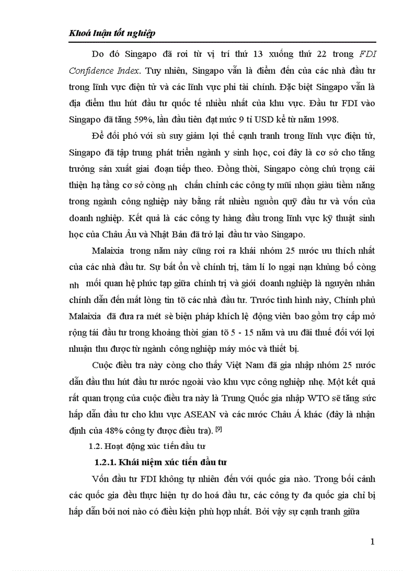 image for page thực trạng về đầu tư trực tiếp nước ngoài và hoạt động xúc tiến đầu tư