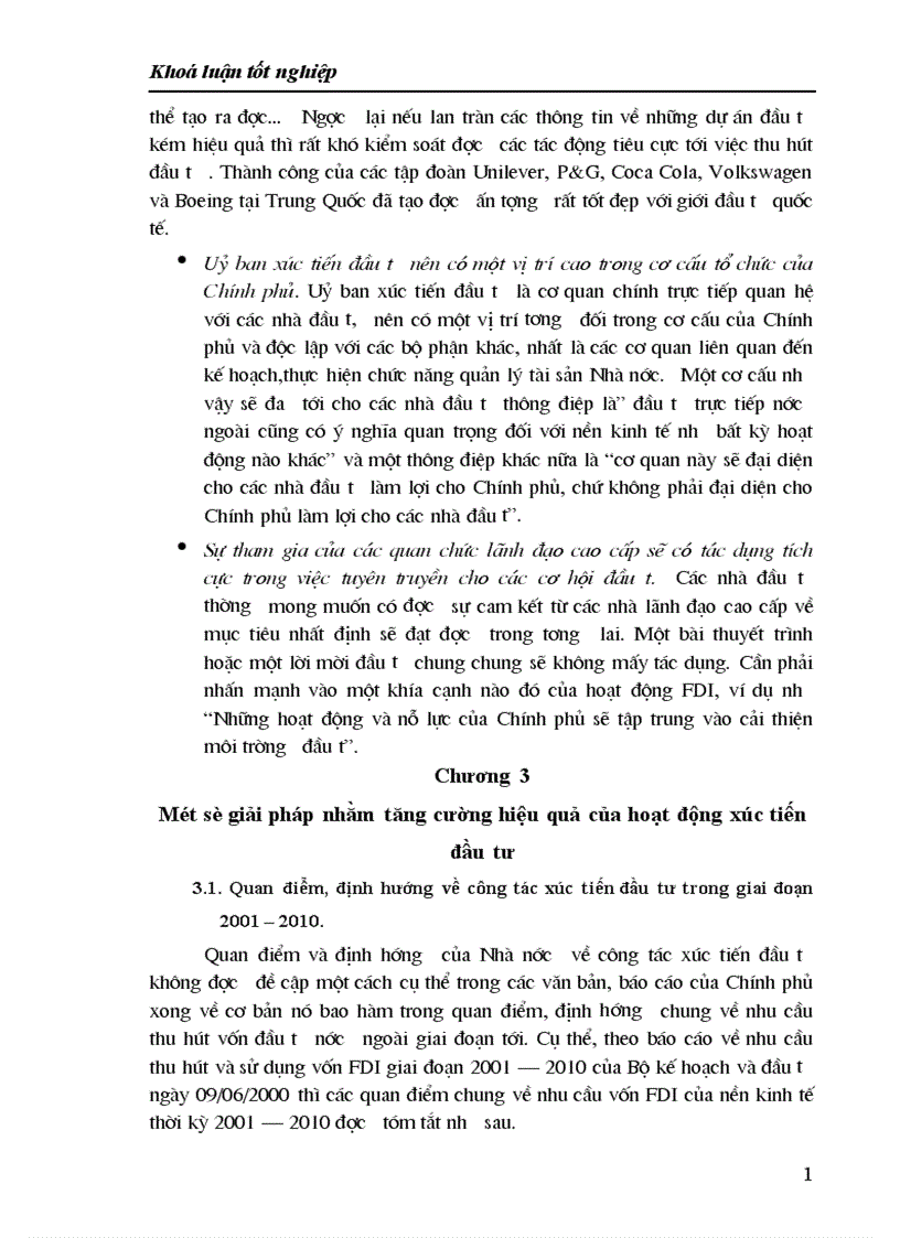 image for page thực trạng về đầu tư trực tiếp nước ngoài và hoạt động xúc tiến đầu tư