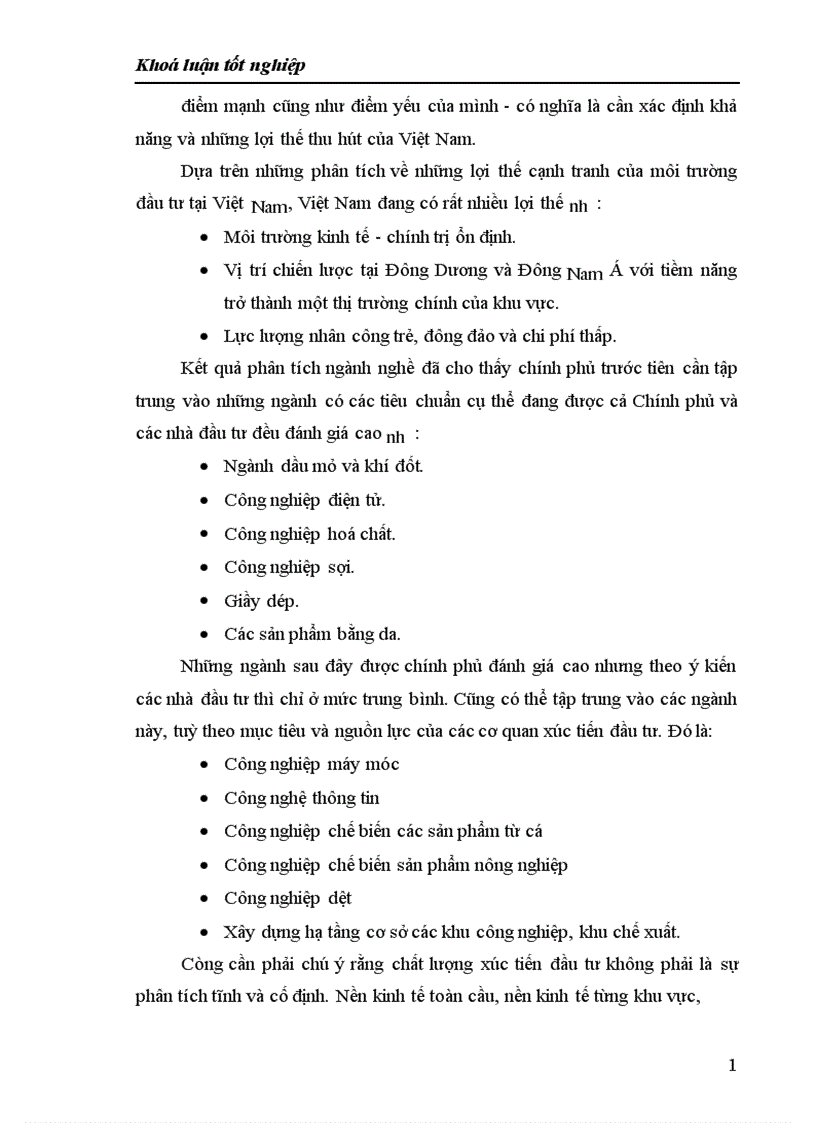 image for page thực trạng về đầu tư trực tiếp nước ngoài và hoạt động xúc tiến đầu tư