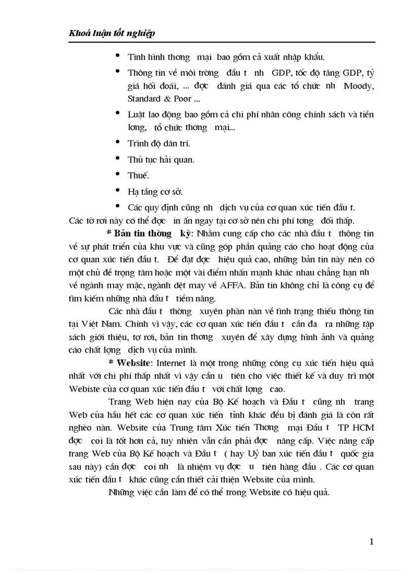 image for page thực trạng về đầu tư trực tiếp nước ngoài và hoạt động xúc tiến đầu tư