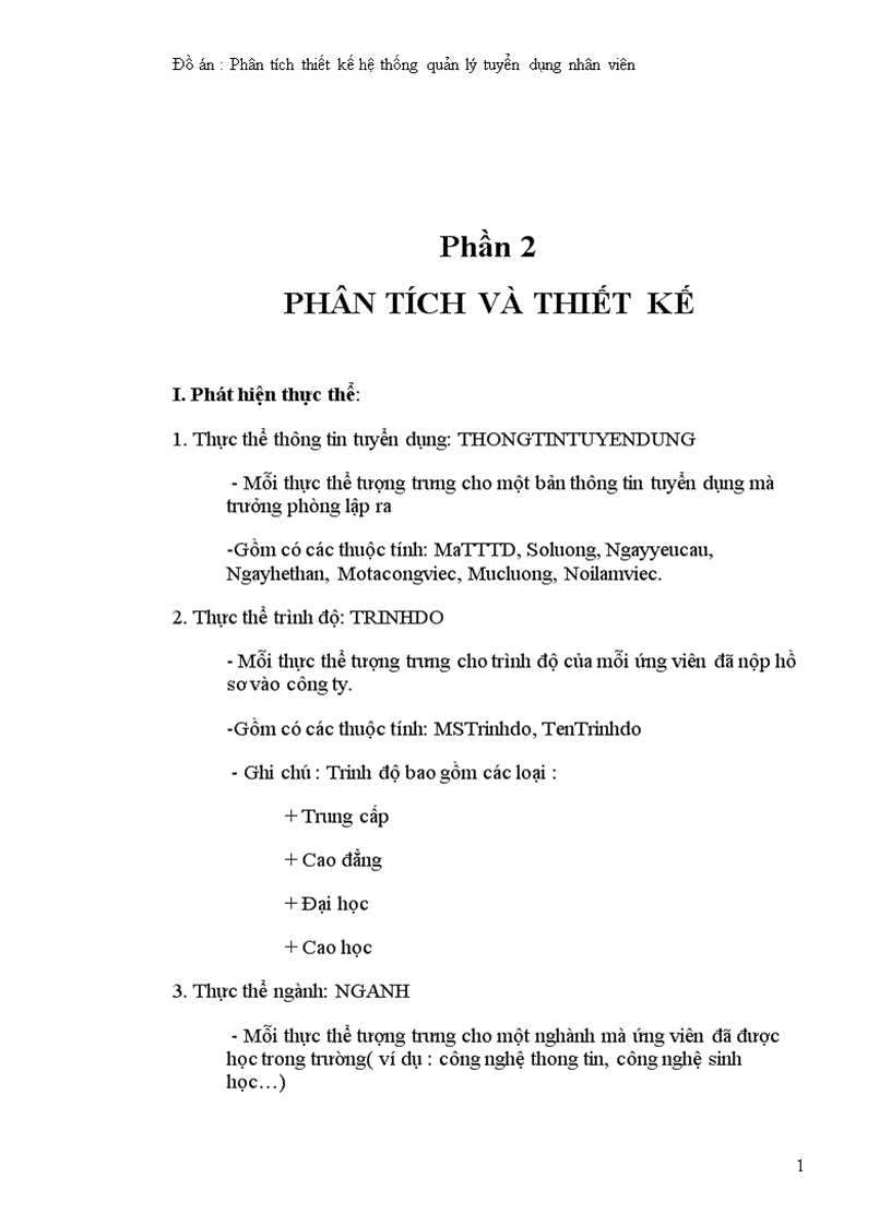image for page Phân tích thiết kế hệ thống quản lý tuyển dụng nhân viên 1