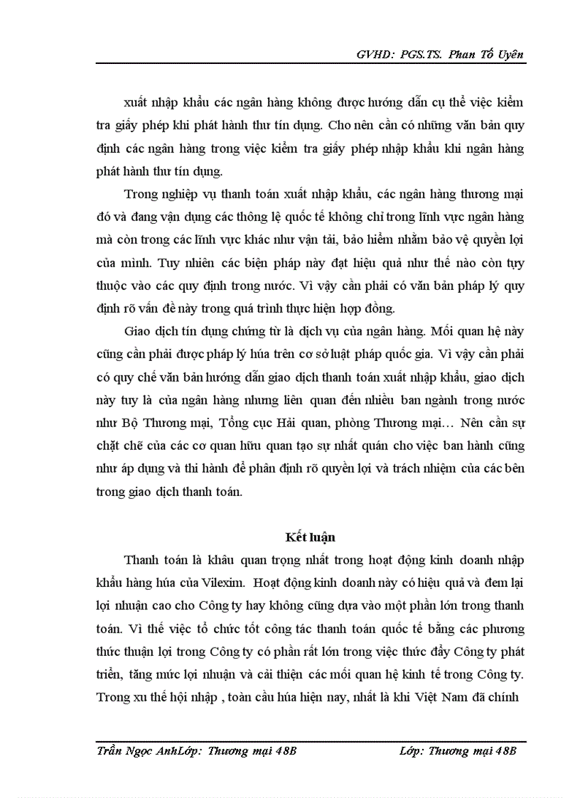 image for page Một số giải pháp hoàn thiện hoạt động thanh toán trong nhập khẩu hàng hóa tại Công ty xuất nhập khẩu và hợp tác đầu tư Vilexim