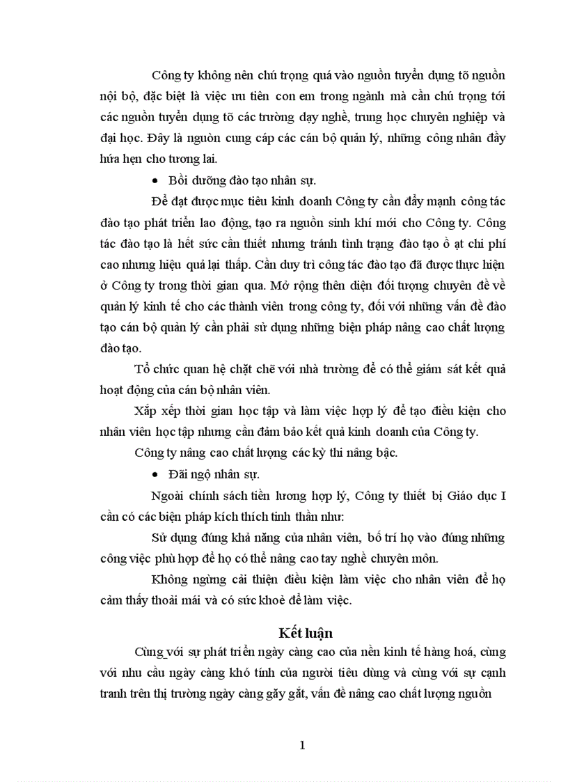 image for page Một số giải pháp nhằm nâng cao hiệu quả sử dụng nguồn nhân lực tại Công ty thiết bị Giáo dục I trong xu thế hội nhập 1