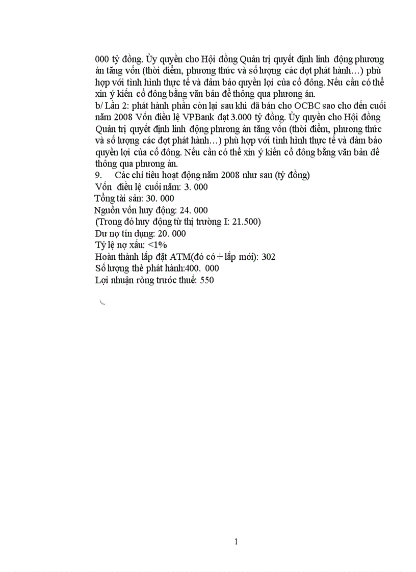 image for page Báo cáo tổng hợp về Ngân hàng Thương mại VPBank