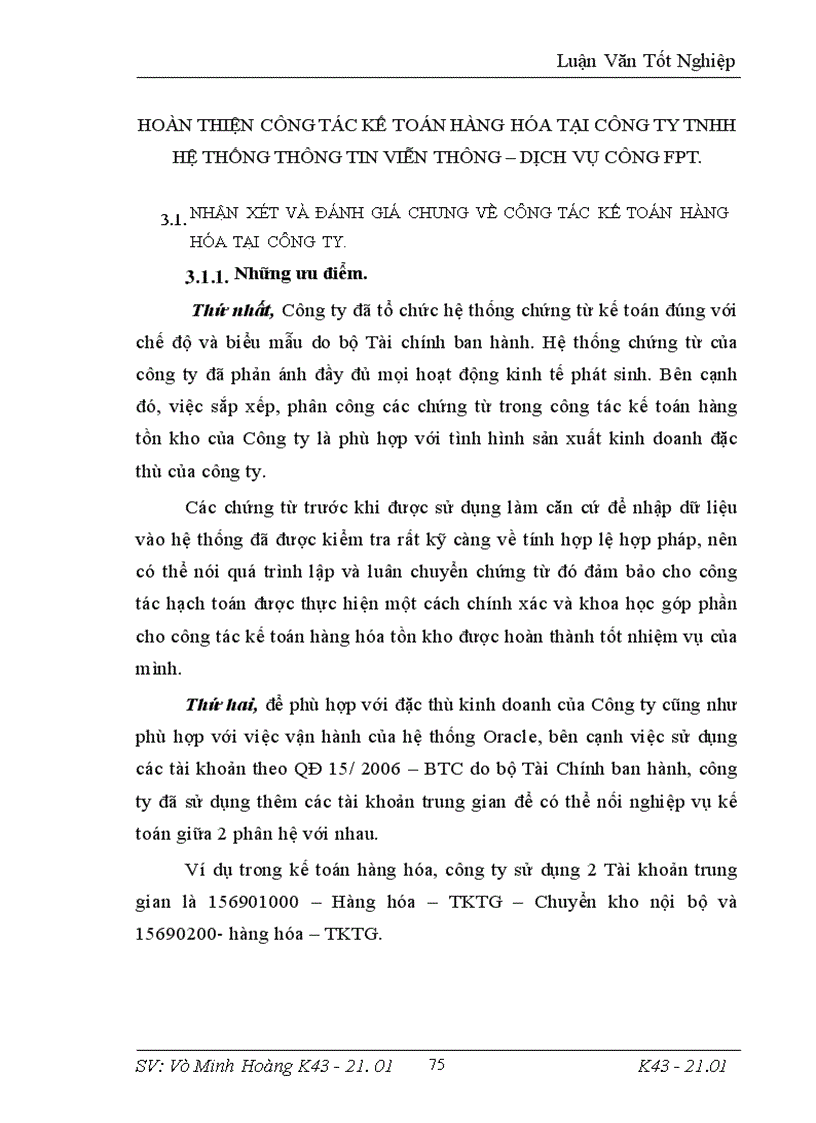 image for page Kế toán hàng hóa tồn kho tại công ty TNHH hệ thống thông tin viễn thông dịch vụ công FPT