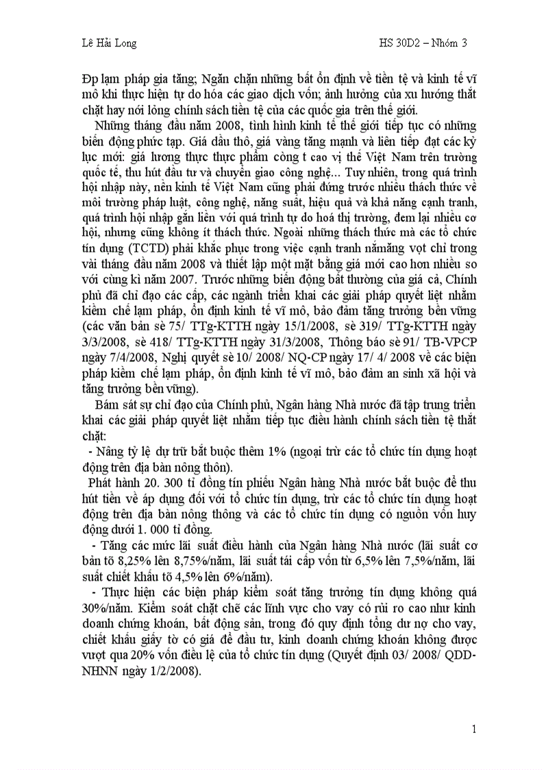 image for page Chính sách tiền tệ thận trọng và thắt chặt của Ngân hàng nhà nước