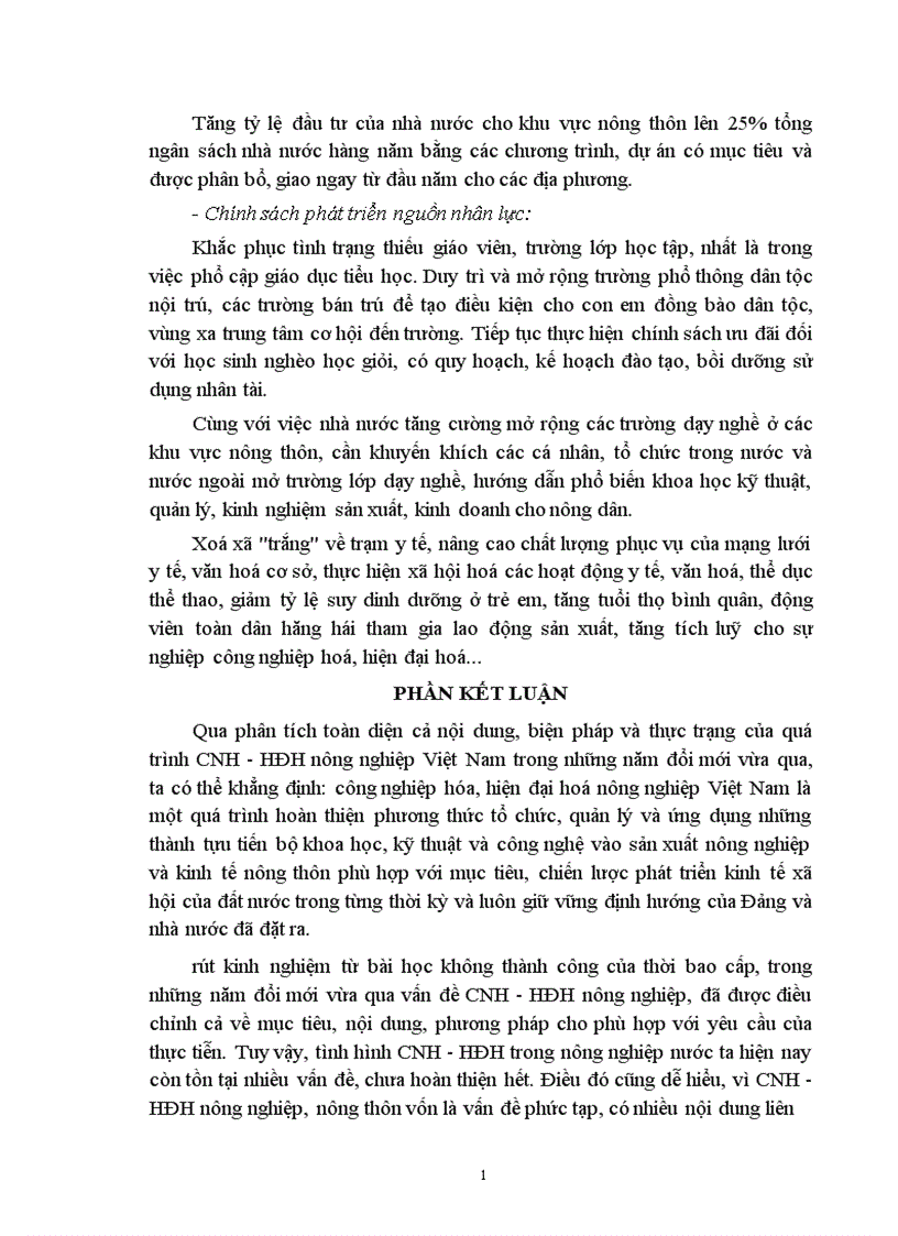 image for page Công nghiệp hoá hiện đại hoá nông nghiệp nông thôn ở nước ta hiện nay 1
