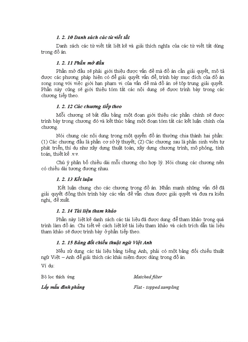 image for page Hướng dẫn cách trình bày và viết đồ án tốt nghiệp