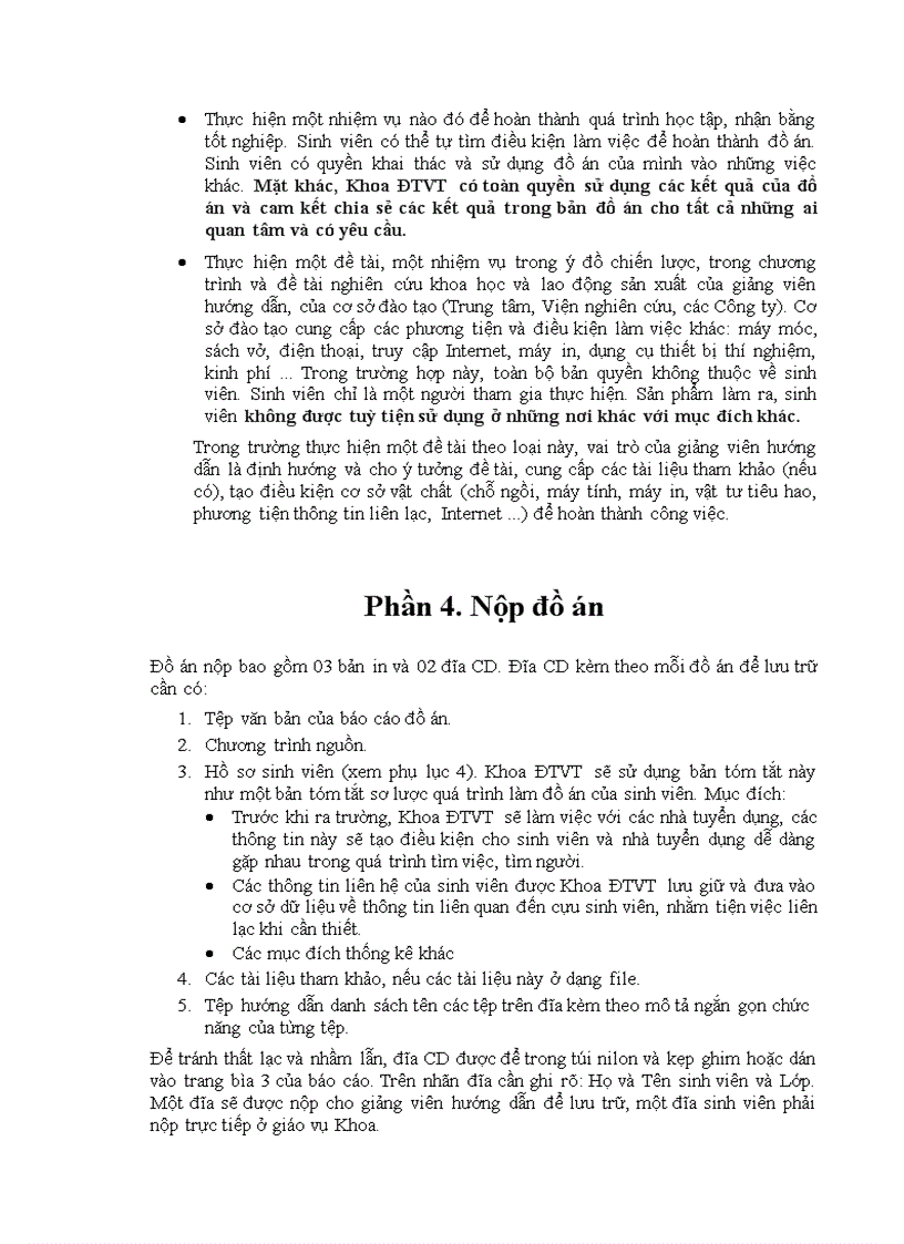 image for page Hướng dẫn cách trình bày và viết đồ án tốt nghiệp