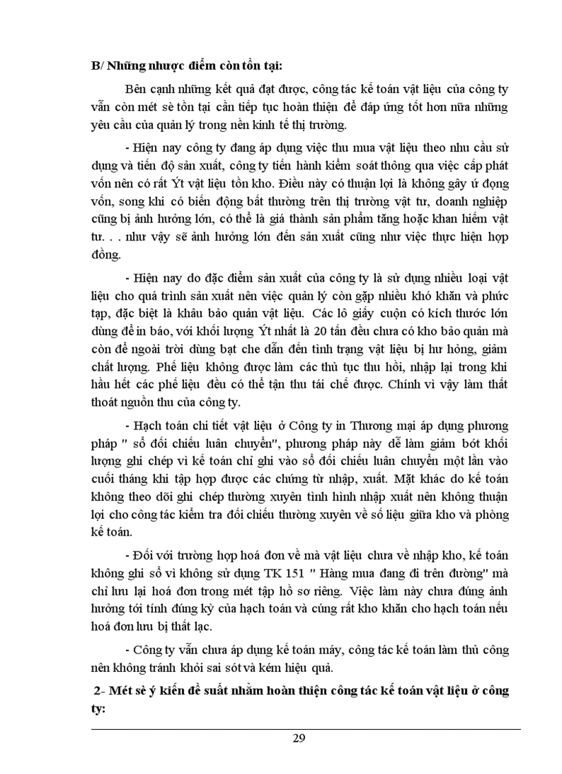 image for page Tổ chức kế toán nguyên vật liệu ở công ty In Thương mại và dịch vụ Du Lịch 1