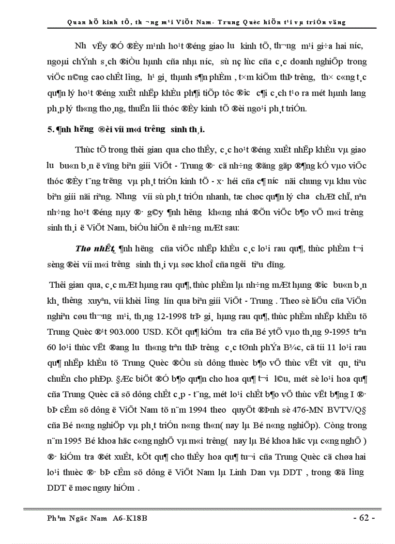 image for page Quan hệ Kinh tế Thương Mại Việt Nam Trung Quốc hiện tại và triển vọng