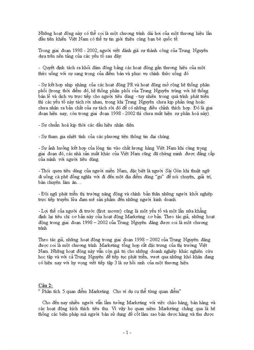 image for page Việc nghiên cứu và vận dụng Marketing trong điều kiện kinh doanh hiện nay của Việt nam