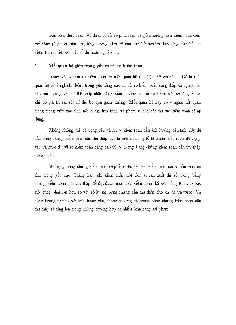 image for page Quy trình đánh giá trọng yếu và rủi ro kiểm toán trong kiểm toán Báo cáo tài chính tại Công ty TNHH Deloitte Việt Nam 1