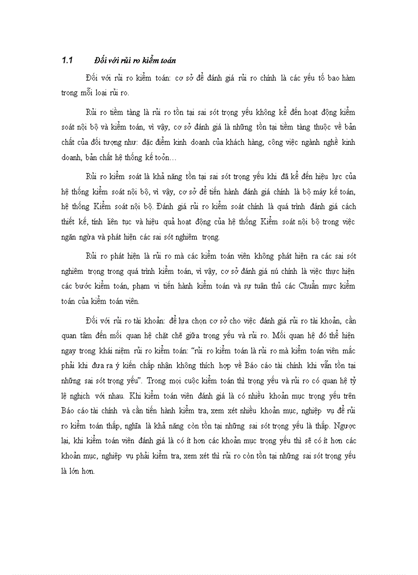 image for page Quy trình đánh giá trọng yếu và rủi ro kiểm toán trong kiểm toán Báo cáo tài chính tại Công ty TNHH Deloitte Việt Nam 1