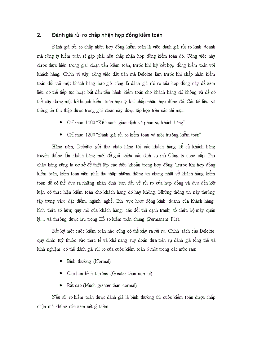 image for page Quy trình đánh giá trọng yếu và rủi ro kiểm toán trong kiểm toán Báo cáo tài chính tại Công ty TNHH Deloitte Việt Nam 1