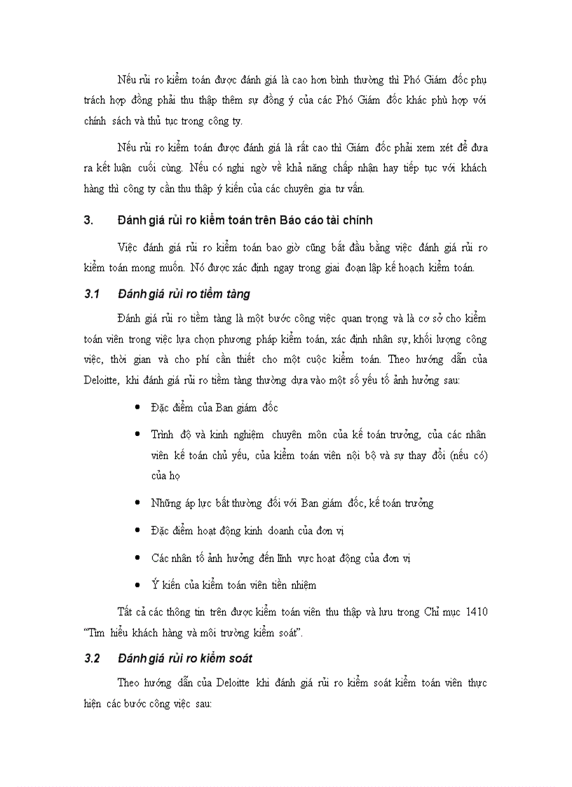 image for page Quy trình đánh giá trọng yếu và rủi ro kiểm toán trong kiểm toán Báo cáo tài chính tại Công ty TNHH Deloitte Việt Nam 1