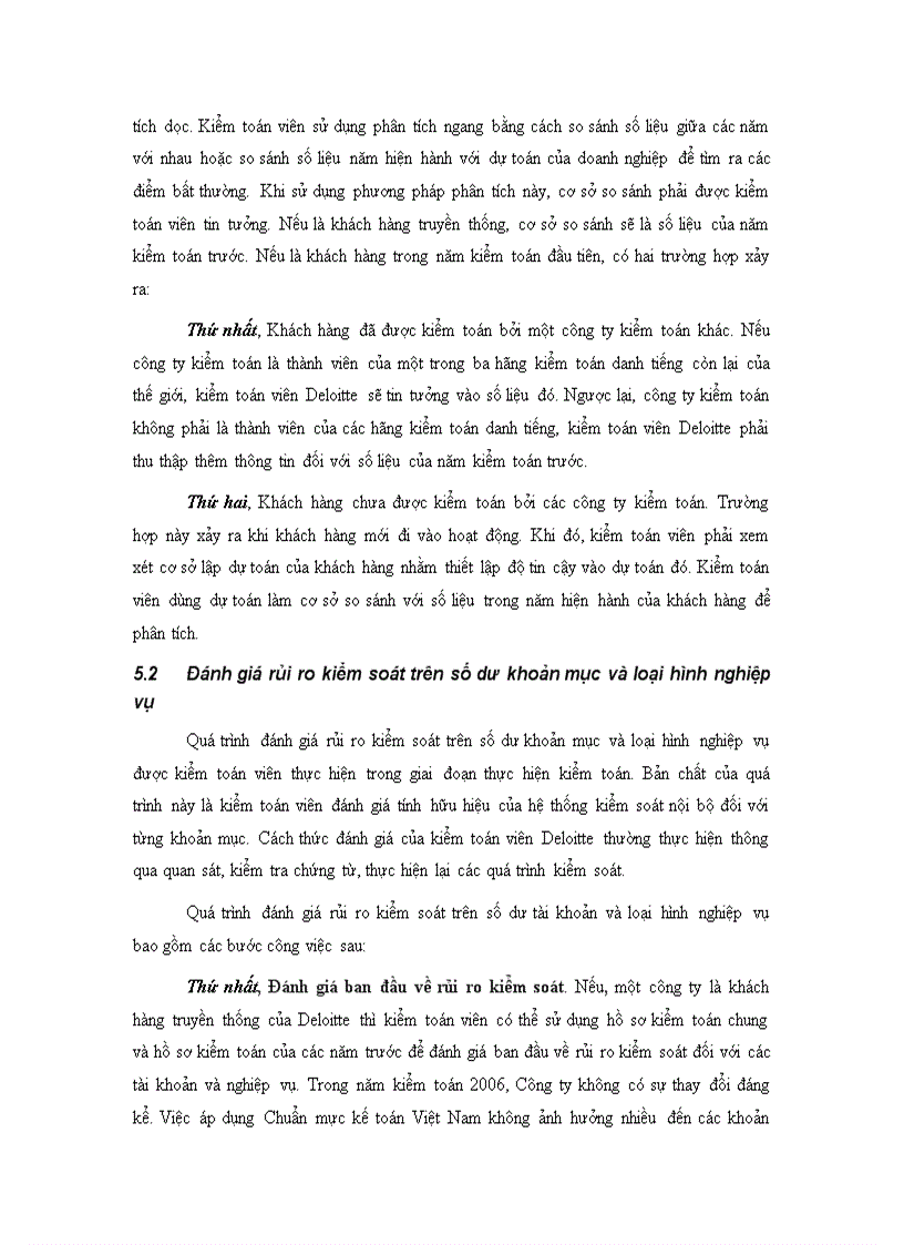 image for page Quy trình đánh giá trọng yếu và rủi ro kiểm toán trong kiểm toán Báo cáo tài chính tại Công ty TNHH Deloitte Việt Nam 1