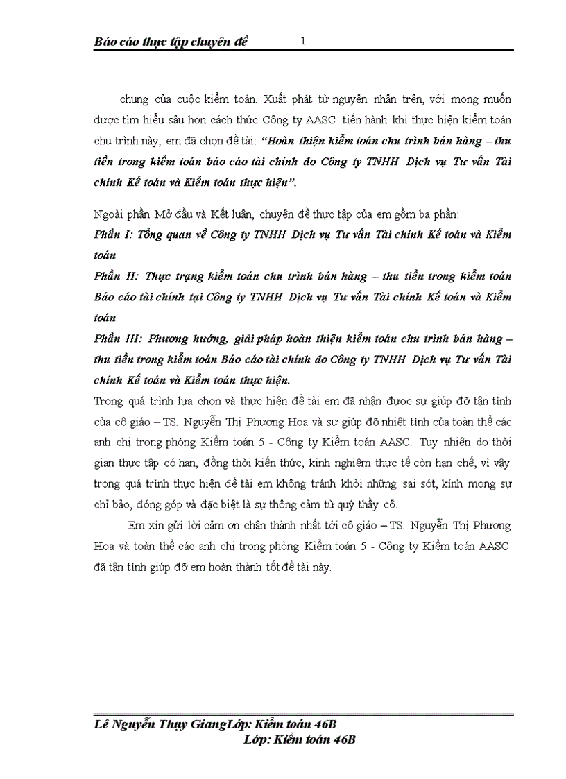 image for page Hoàn thiện kiểm toán chu trình bán hàng thu tiền trong kiểm toán báo cáo tài chính do Công ty TNHH Dịch vụ Tư vấn Tài chính Kế toán và Kiểm toán thực hiện