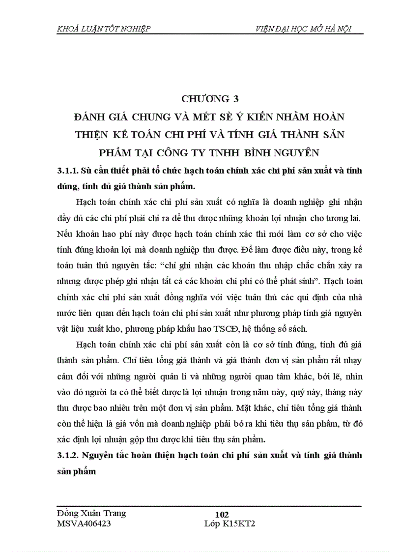 image for page Hoàn thiện kế toán tập hợp chi phí sản xuất và tính giá thành sản phẩm tại công ty TNHH Bình Nguyên 1