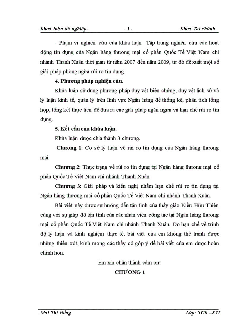 image for page Giải pháp phòng ngừa hạn chế rủi ro tín dụng tại Ngân hàng thương mại cổ phần Quốc Tế Việt Nam chi nhánh Thanh Xuân 1