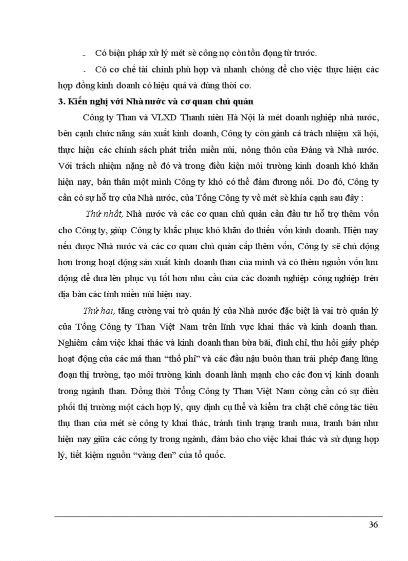 image for page Một số biện pháp nhằm nâng cao hiệu quả sản xuất kinh doanh của Công ty Than và VLXD Thanh niên Hà Nội